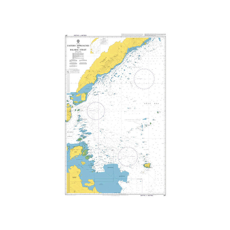 Admiralty - 287 - Eastern Approaches to Balabac Strait