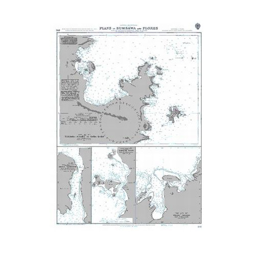 Admiralty - 895 - Plans in Sumbawa and Flores
