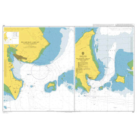 Admiralty - 947 - Approaches To Pelabuhan Labuan (Victoria Harbour)