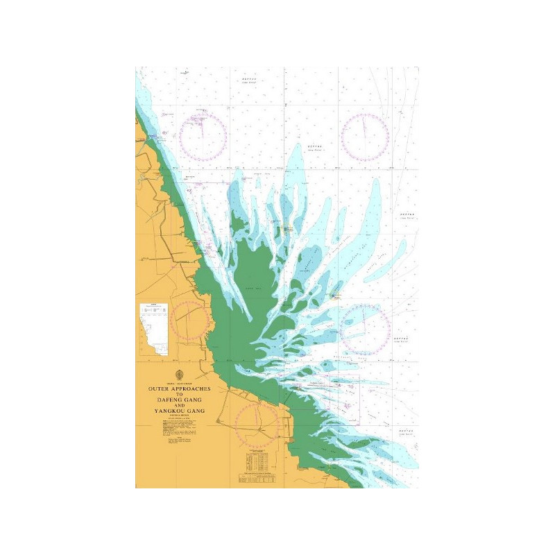 Admiralty - 1281 - Outer Approaches to Dafeng Gang and Yangkou Gang