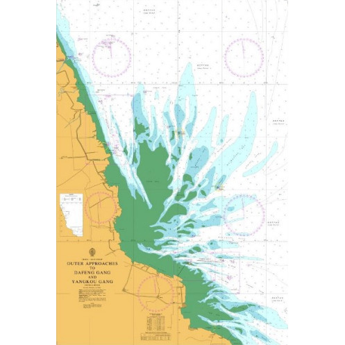 Admiralty - 1281 - Outer Approaches to Dafeng Gang and Yangkou Gang