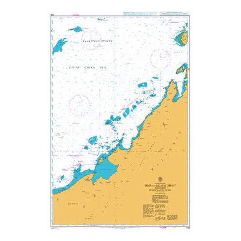 Admiralty - 1338 - Seria to Balabac Strait including Investigator Shoal