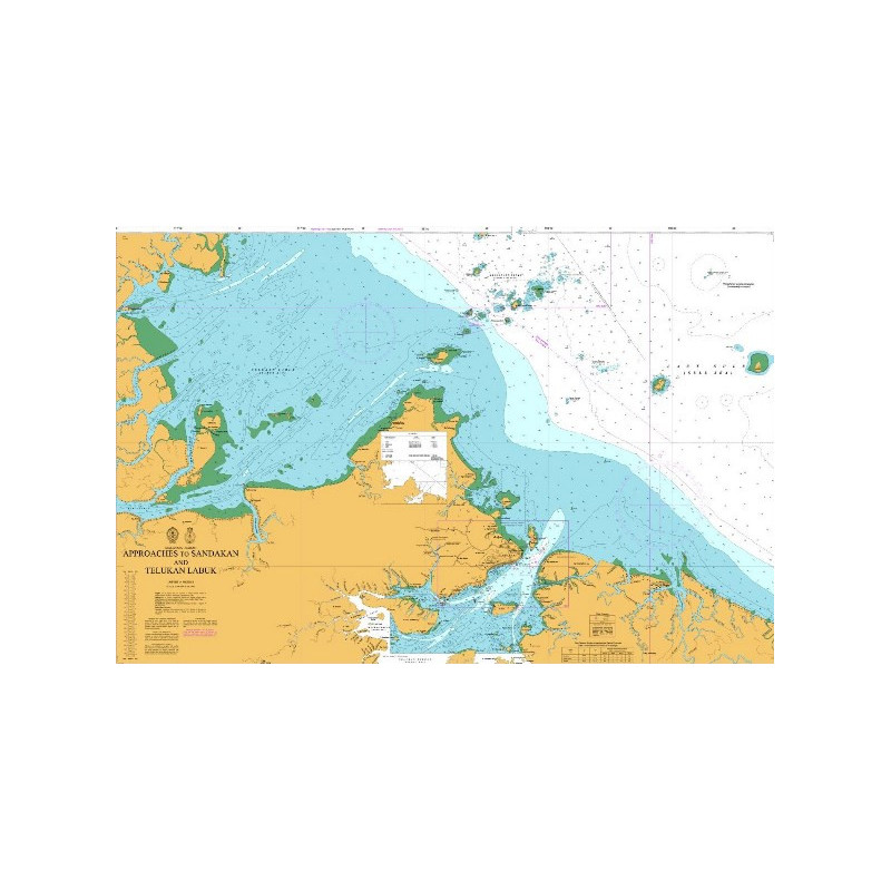 Admiralty - 1649 - Approaches to Sandakan including Labuk Bay
