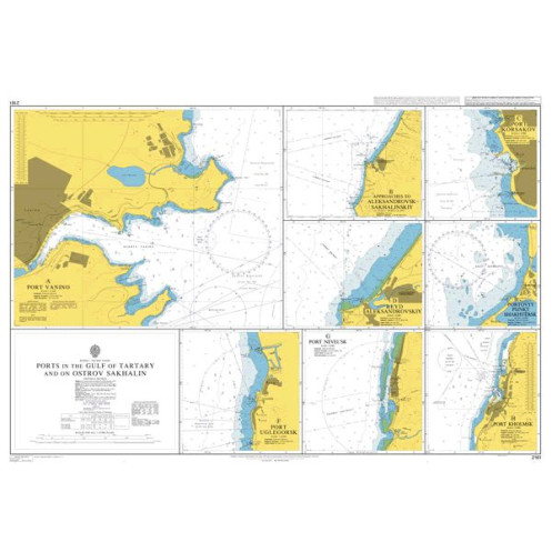 Admiralty - 2161 - Ports in the Gulf of Tartary and on Ostrov Sakhalin