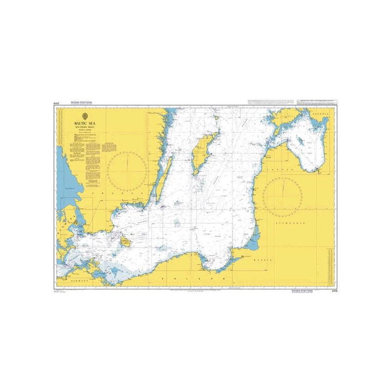 Admiralty Raster ARCS - 2816 - Baltic Sea Southern Sheet