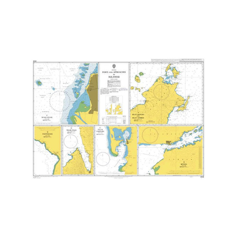 Admiralty - 2638 - Ports and Approaches in Sulawesi