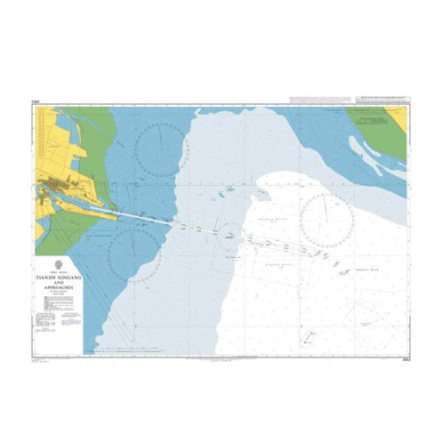 Admiralty - 2653 - nautical chart - Approaches to Tianjin Gang
