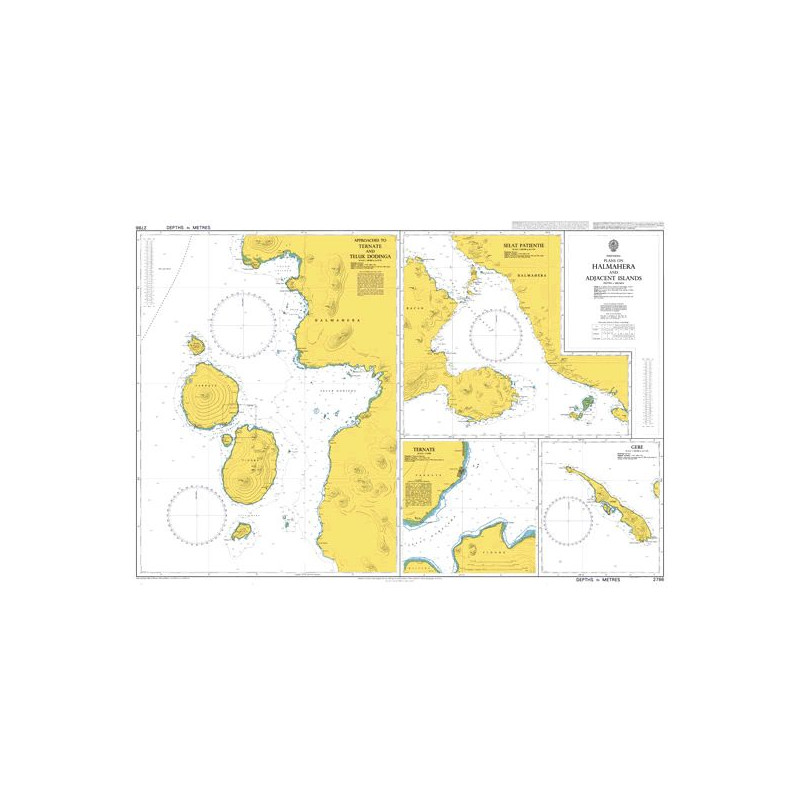 Admiralty - 2786 - Plans on Halmahera and Adjacent Islands
