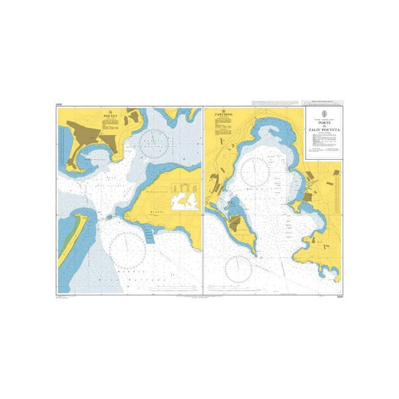 Admiralty - 3047 - Ports in Zaliv Pos'yeta