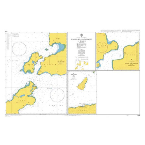 Admiralty - 3296 - Harbours and Passages in Timor