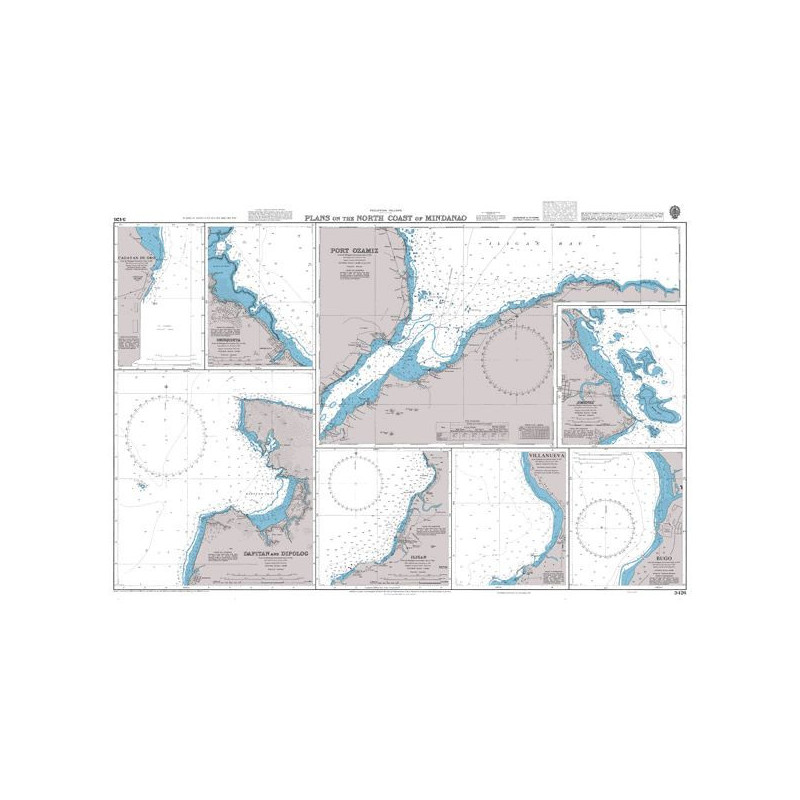 Admiralty - 3426 - Plans on the North Coast of Mindanao