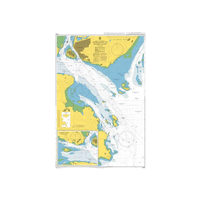 Admiralty - 3449 - Approaches to Xiamen Gang