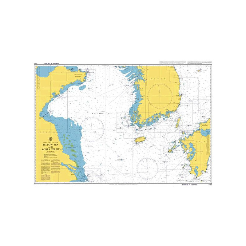 Admiralty - 3480 - Yellow Sea and Korea Strait