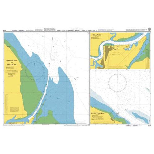 Admiralty - 3584 - Ports on the North East Coast of Sumatera