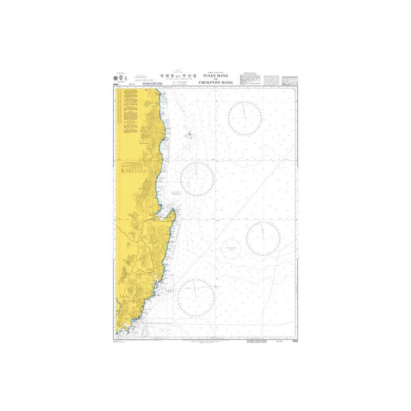 Admiralty - 3666 - Pusan Hang to Chukpyon Hang