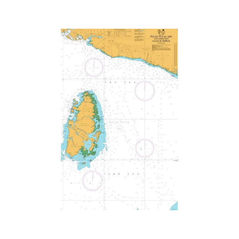 Admiralty - 3753 - Pulau-Pulau Aru and adjacent coast of Papua