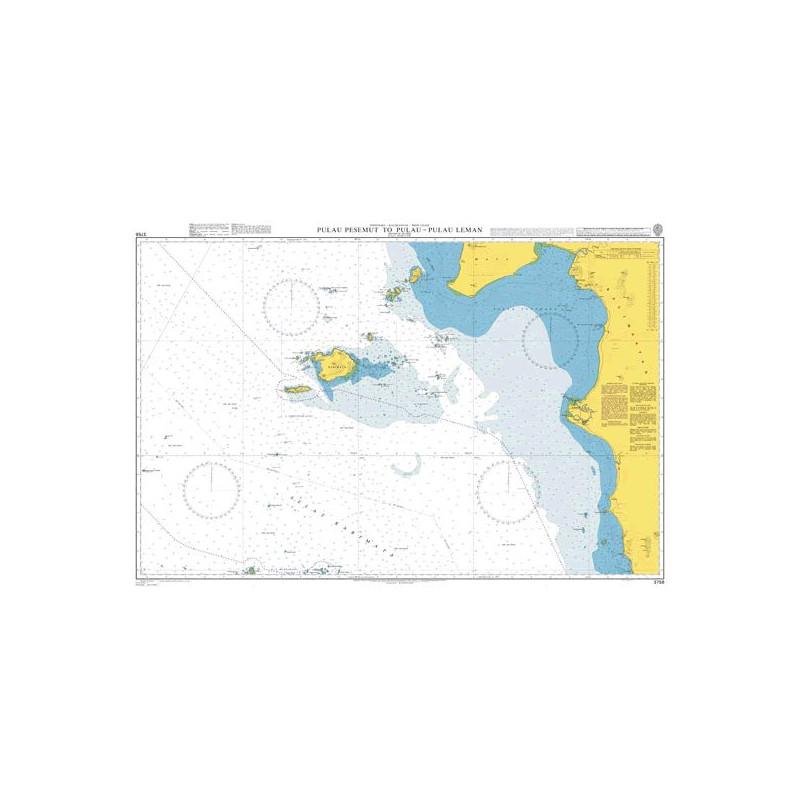 Admiralty - 3758 - Pulau Pesemut to Pulau Pulau Leman