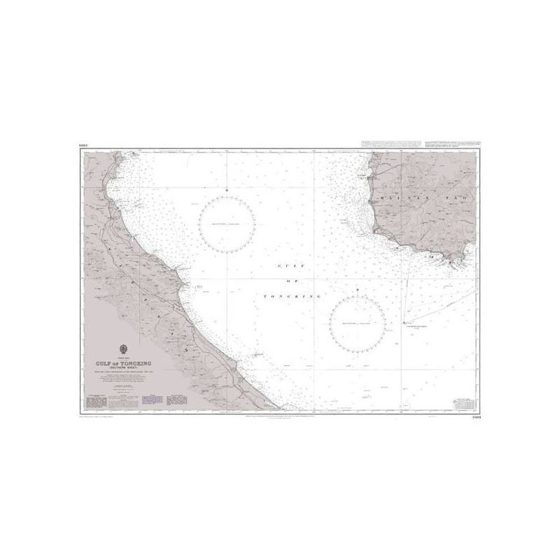 Admiralty - 3989 - Gulf of Tongking (Southern sheet)