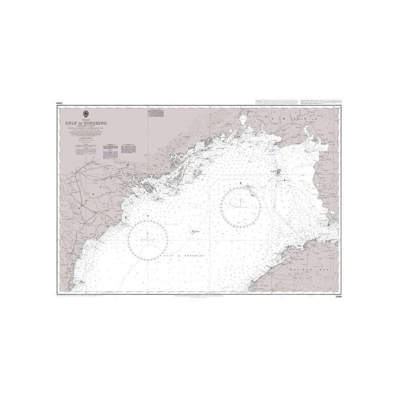 Admiralty - 3990 - Gulf of Tongking (Northern sheet)