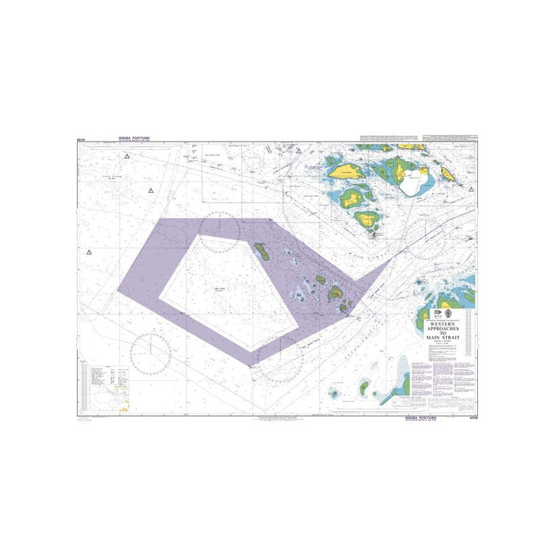 Admiralty - 4039 - Western Approaches to Main Strait