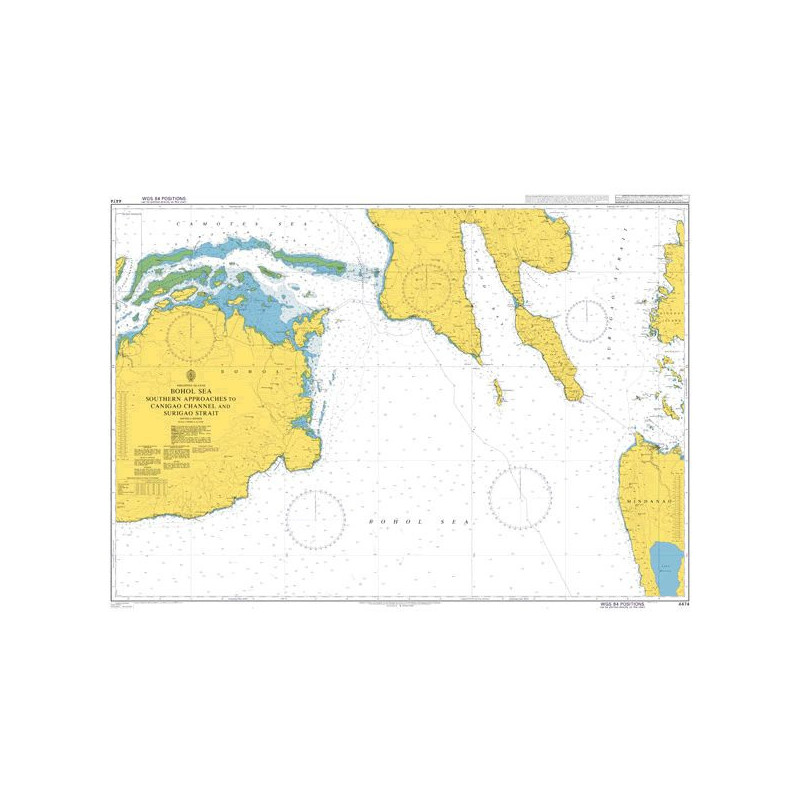 Admiralty - 4474 - Southern Approaches to Canigao Channel and Surigao Strait