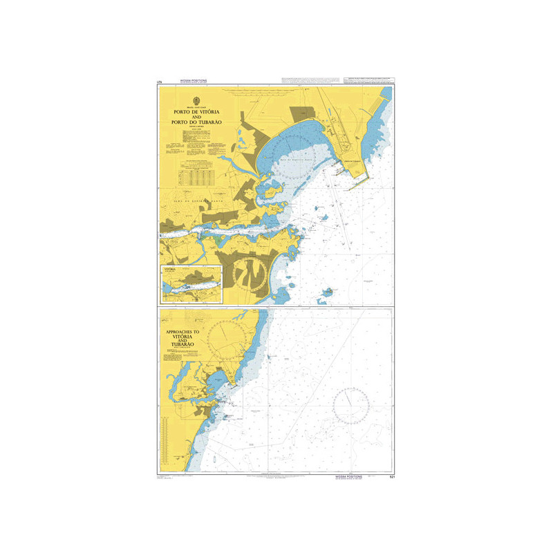 Admiralty - 521 - Approaches to Vitoria and Tubarao