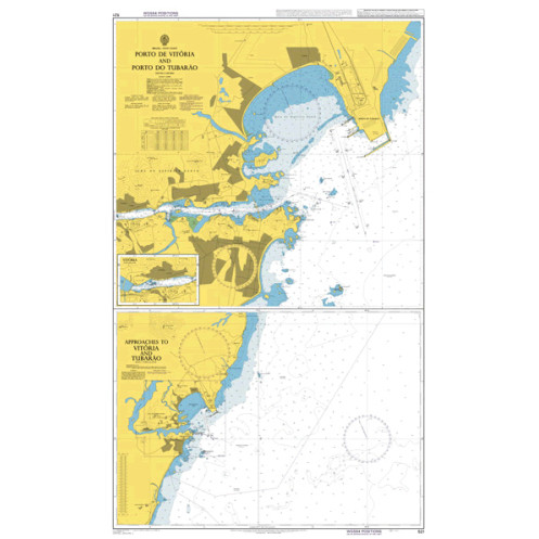 Admiralty - 521 - Approaches to Vitoria and Tubarao