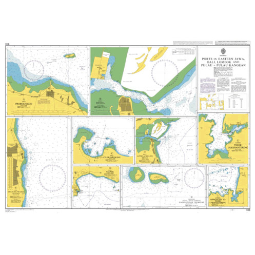 Admiralty - 946 - Ports in Eastern Jawa, Bali, Lombok and Pualu-Pulau Kangean