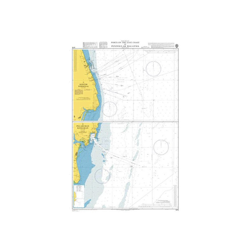 Admiralty - 1374 - Ports on the East Coast of Peninsular Malaysia