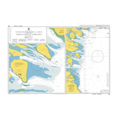 Admiralty - 1852 - Tanjung Mangkapadie to Tawau including Lingkas Bunyu and Approaches