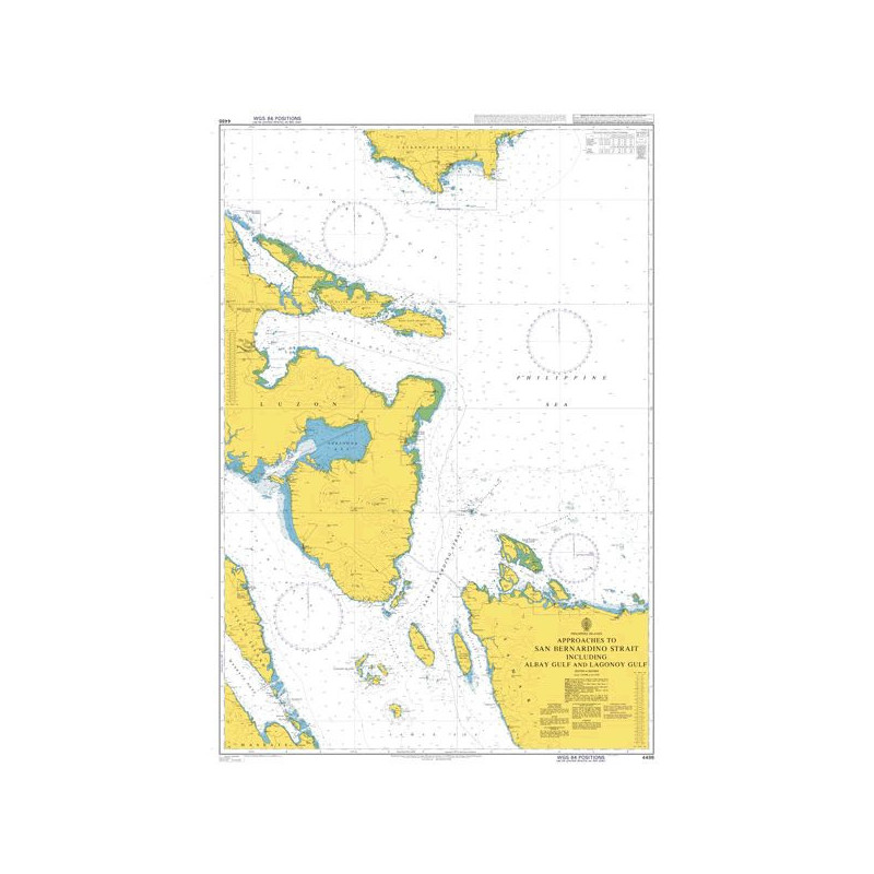 Admiralty - 4486 - Approaches to San Bernardino Strait including Albay Gulf and Lagonoy Gulf