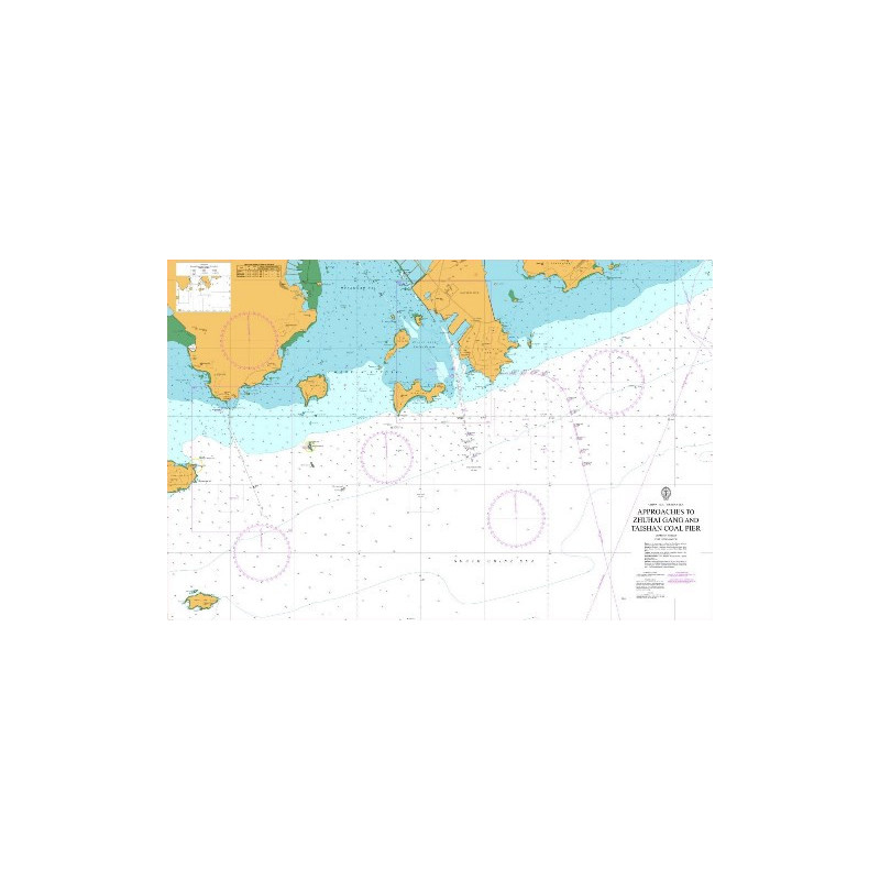 Admiralty - 1568 - Approaches to Zhuhai Gang and Taishan Coal Pier
