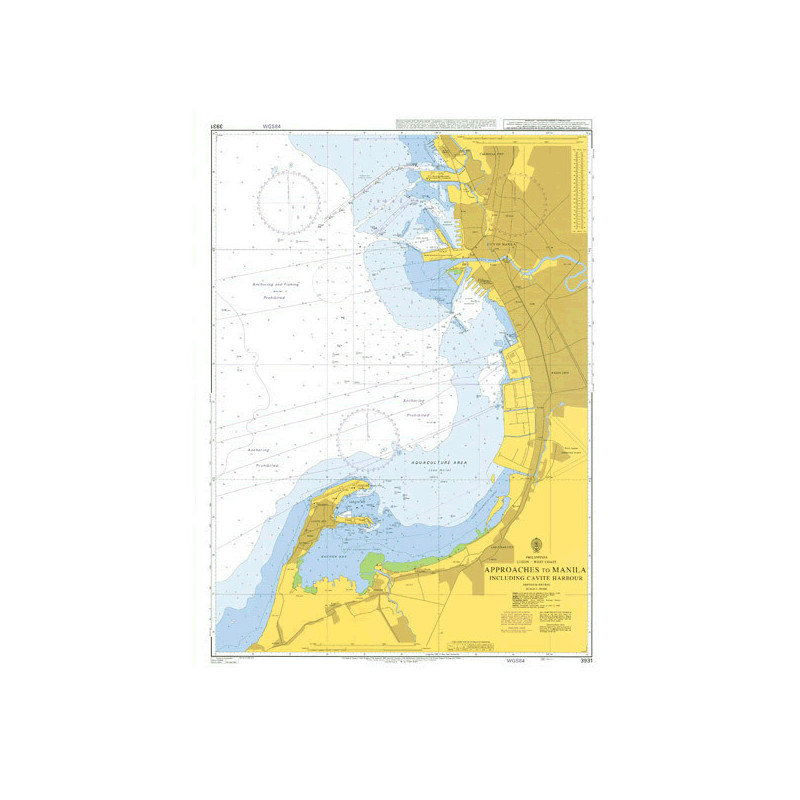 Admiralty - 3931 - Approaches to Manila including Cavite