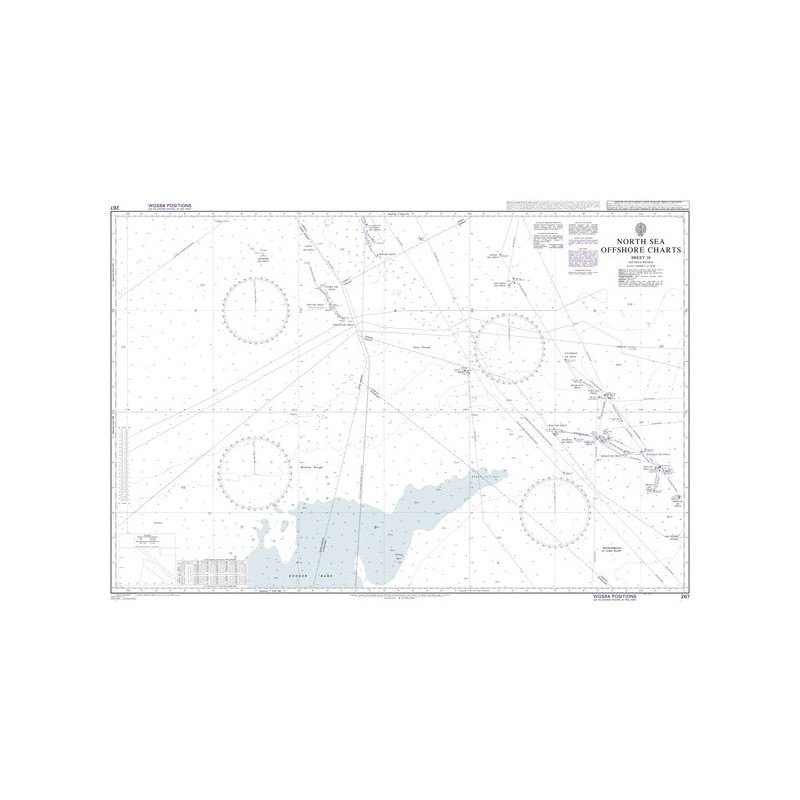 Admiralty - 267 - North Sea Offshore Charts Sheet 10