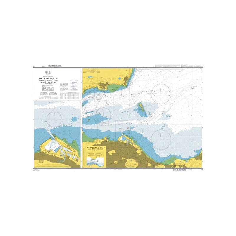 Admiralty - 735 - Firth of Forth Approaches to Leith and Burntisland