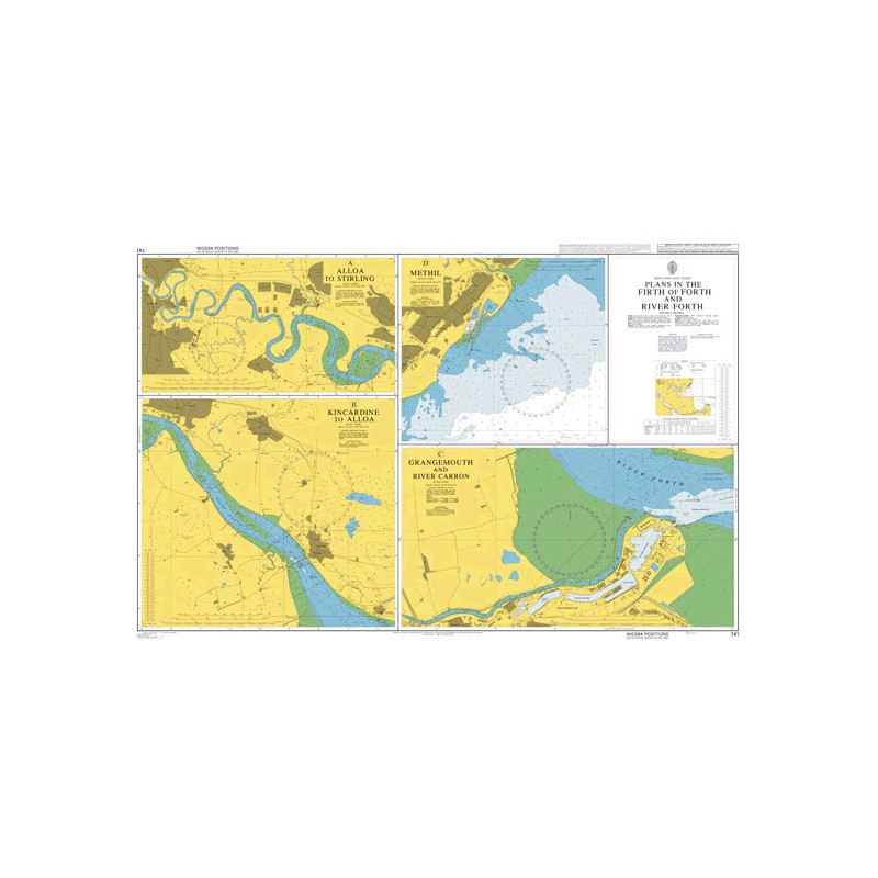 Admiralty - 741 - Plans in the Firth of Forth and River Forth