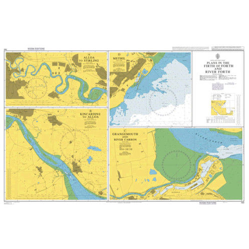 Admiralty - 741 - Plans in the Firth of Forth and River Forth