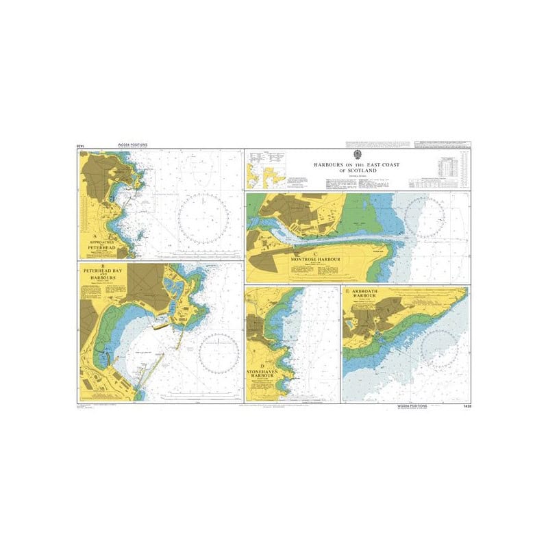 Admiralty - 1438 - Harbours on the East Coast of Scotland