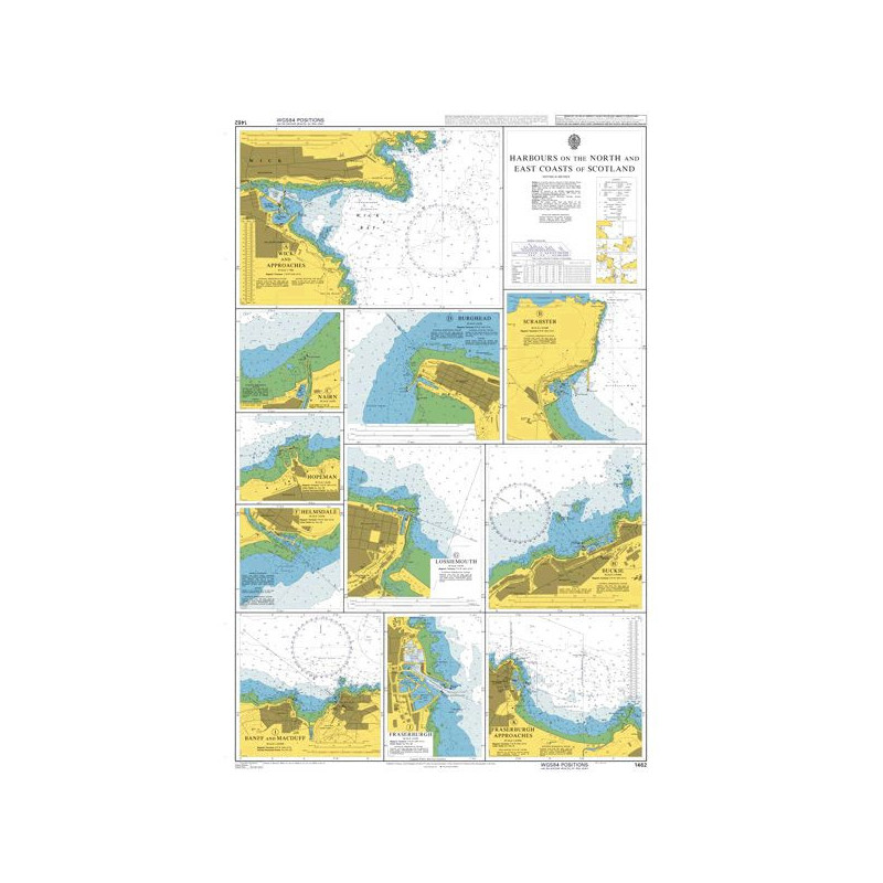 Admiralty - 1462 - Harbours on the North and East Coasts of Scotland