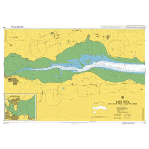 Admiralty - 1594 - River Stour Erwarton Ness to Manningtree