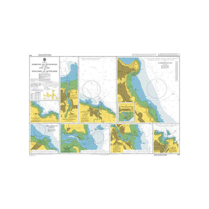 Admiralty - 1612 - Harbours and Anchorages on the East Coast of England and Scotland