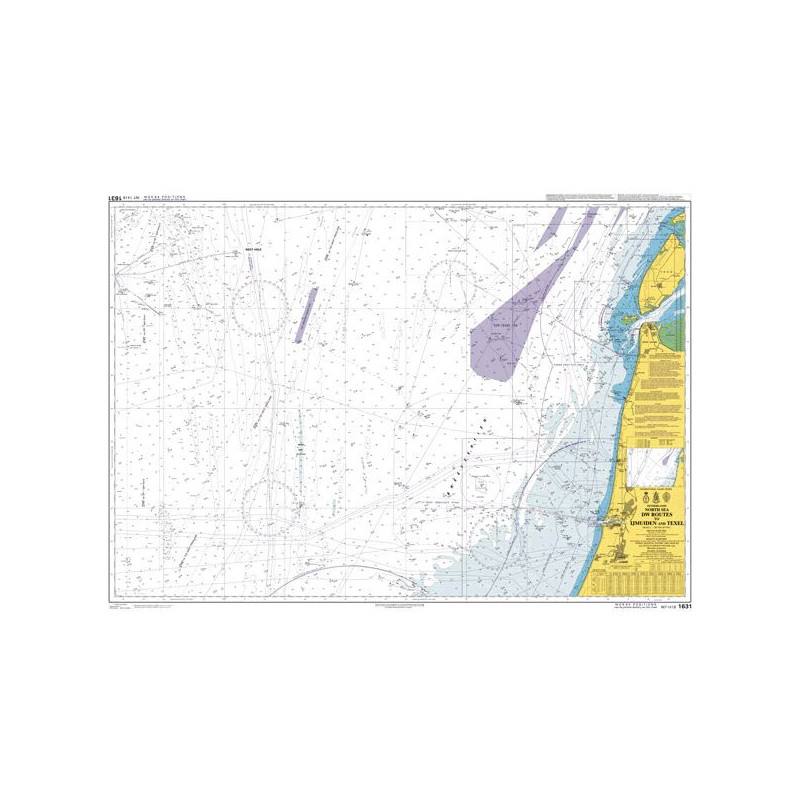 Admiralty - 1631 - DW Routes to Ijmuiden and Texel