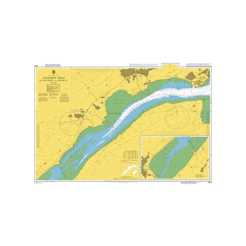 Admiralty - 1890 - Cromarty Firth Invergordon to Dingwall