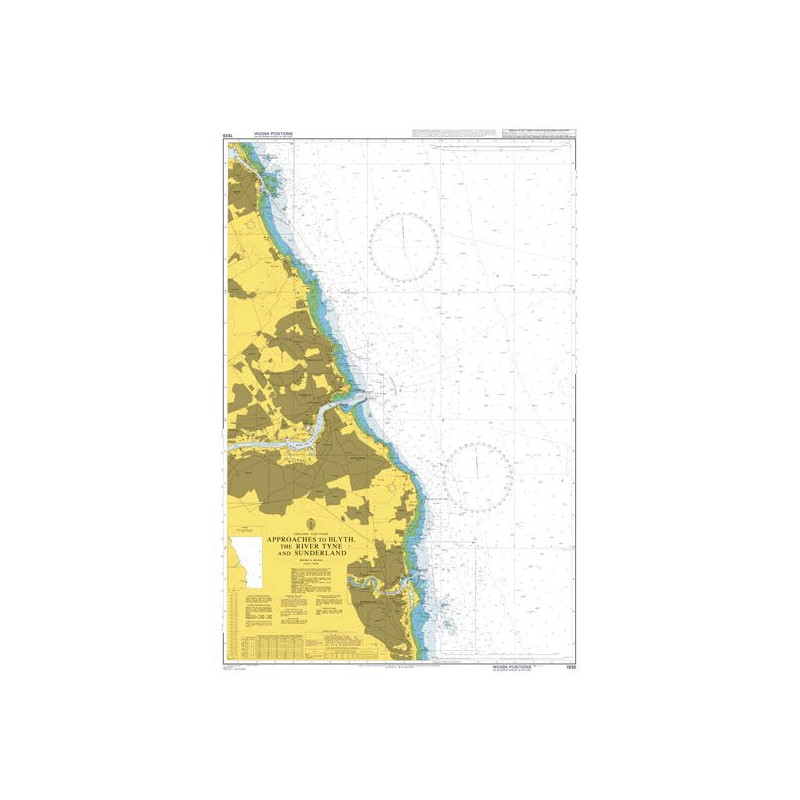 Admiralty - 1935 - Approaches to Blyth the River Tyne and Sunderland