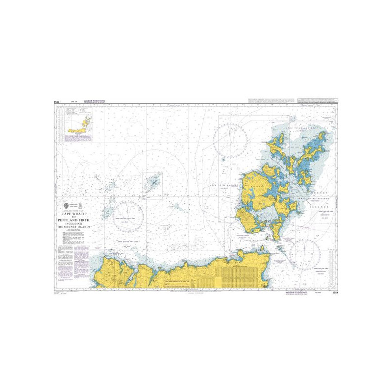 Admiralty - 1954 - Cape Wrath to Pentland Firth including The Orkney Islands