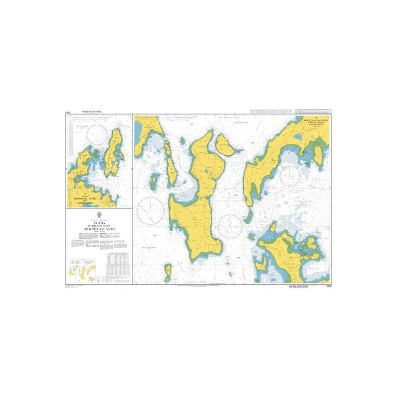 Admiralty - 2562 - Plans in the Northern Orkney Islands