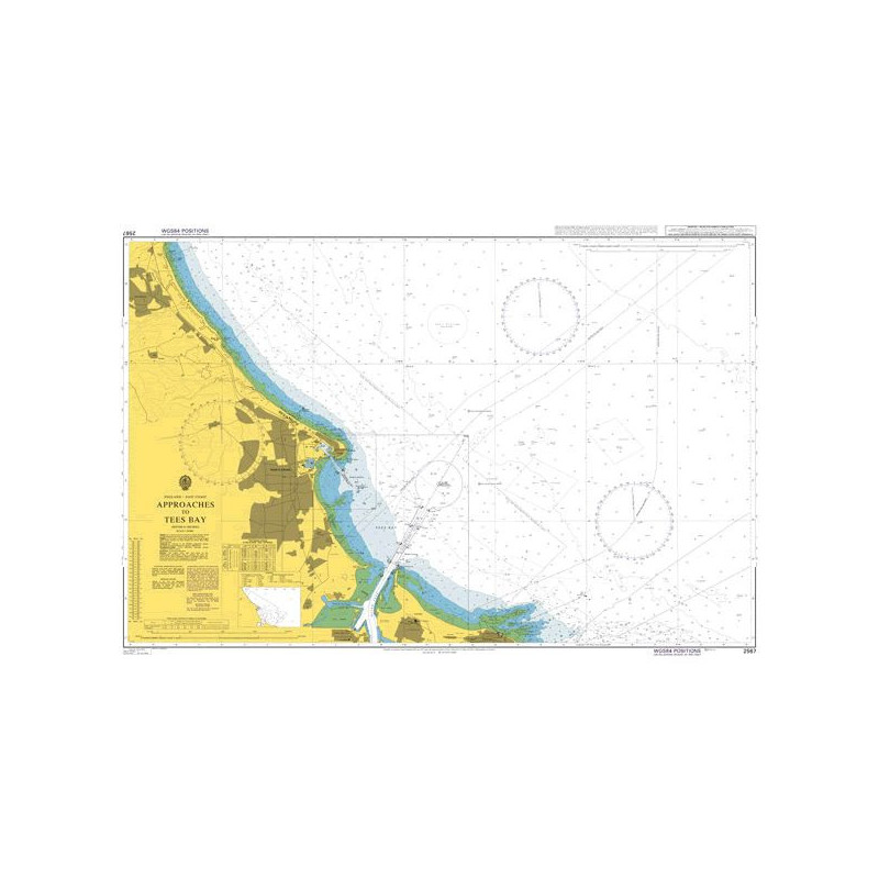 Admiralty - 2567 - Approaches to Tees Bay