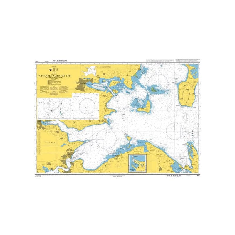 Admiralty - 2591 - Approaches to Horsens, Vejle and Fredericia