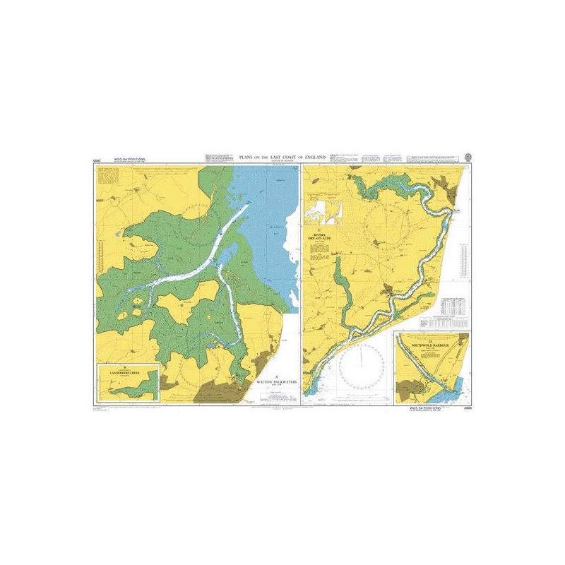 Admiralty - 2695 - Plans on the East Coast of England