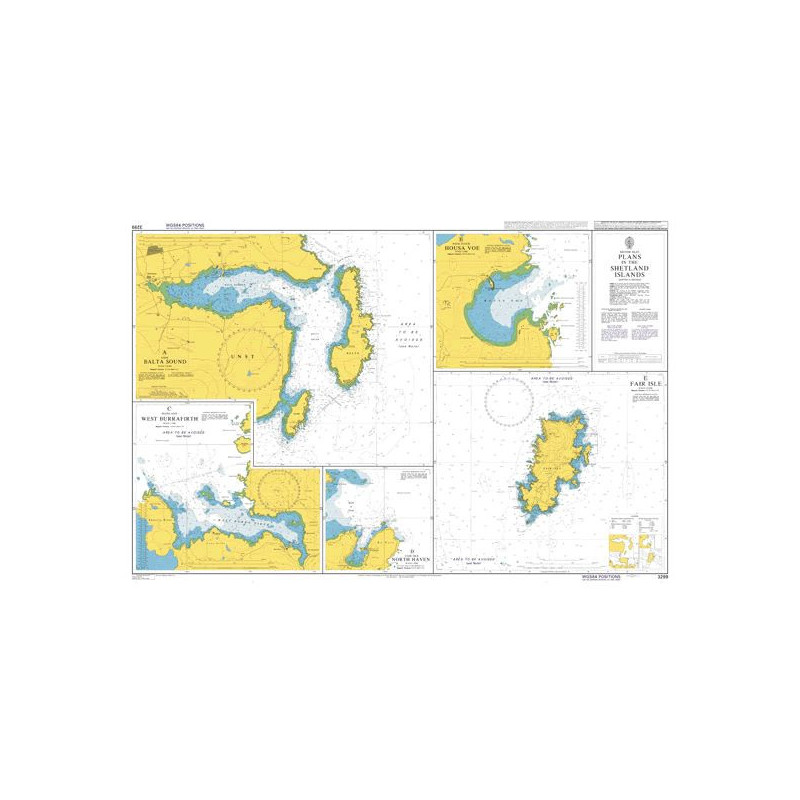 Admiralty - 3299 - Plans in the Shetland Islands